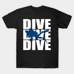 shark diving T-Shirt